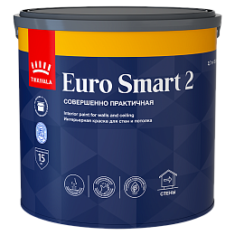 Интерьерная краска EURO SMART 2 (гл/мат)